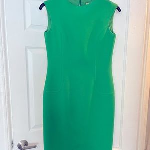 Michael Kors RUNWAY  Kelly Green Wool lined dress size 6 - MADE IN ITALY